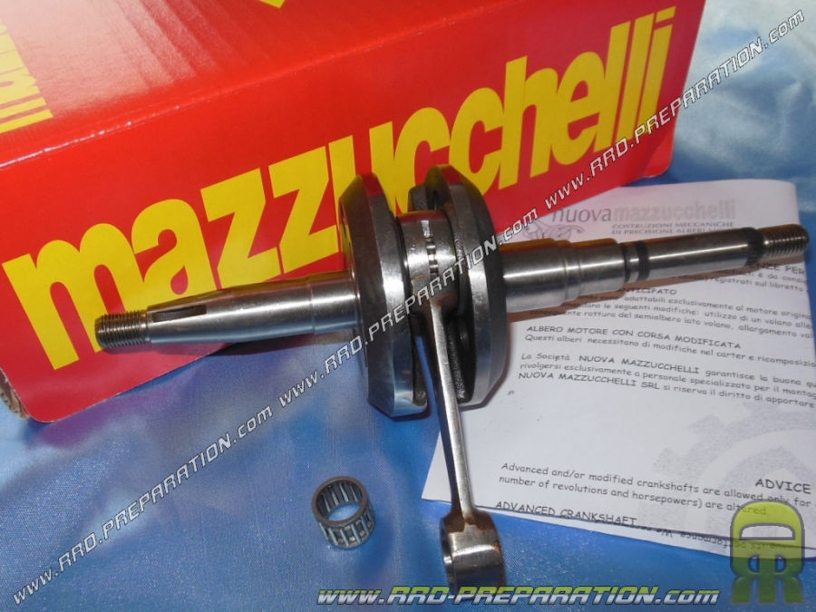 Reinforced MAZZUCCHELLI crankshaft (vilo / connecting rod assembly) Peugeot 103 SPX, MVX, RC X & CLIP