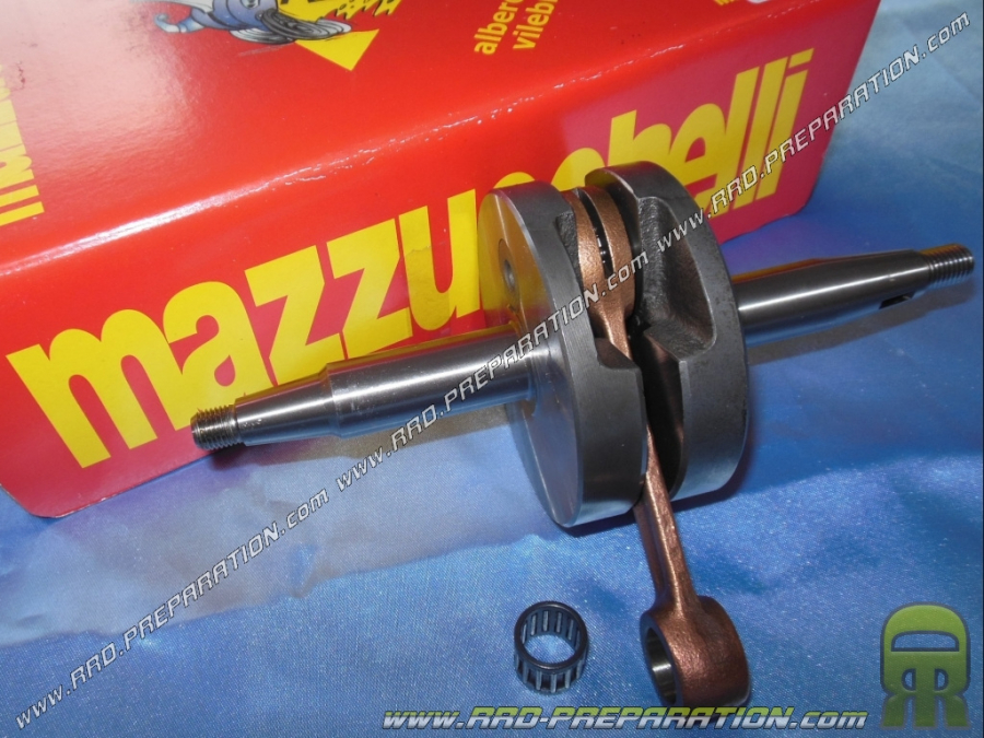 Crankshaft, connecting rod assembly MAZZUCCHELLI reinforced for mécaboite minarelli P4 & P6 engine