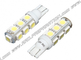 Bombilla led intermitente P2R lámpara blanca con pinzas W2,1x9,5d 12V 10W