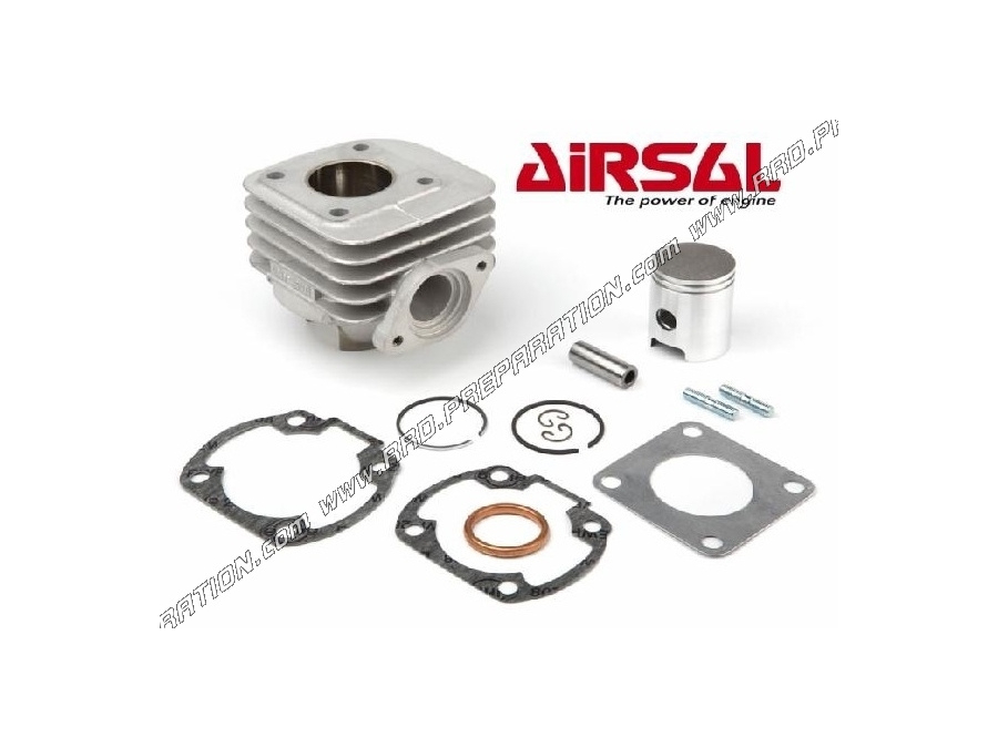 Cylinder - piston without cylinder head AIRSAL aluminum 65cc Ø46mm for HYOSUNG PRIMA, RALLY, ...