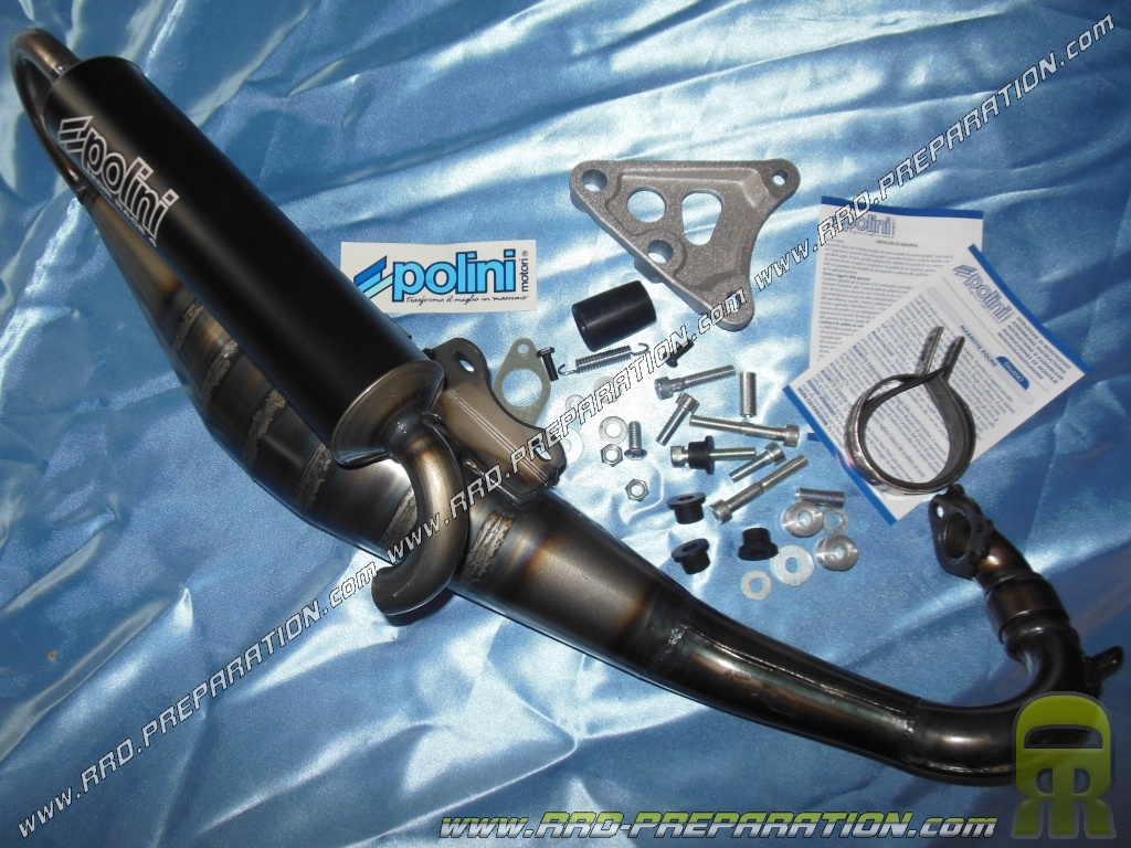 Exhaust Polini For Race 4 For Scooter Minarelli Horizontal Nitro Aerox Ovetto Neos Www Rrd Preparation Com