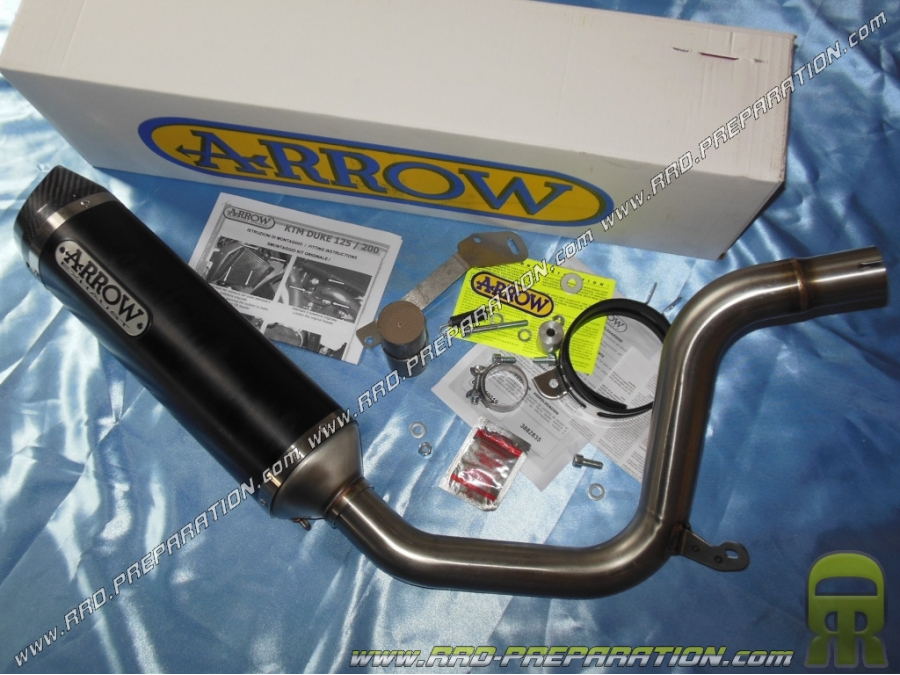 Escape completo ARROW Racing para moto KTM DUKE de 2011 a 2014 125cc, 200cc 4 tiempos