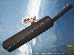 Silencer, black metal GIANNELLI cartridge for GIANELLI exhaust on YAMAHA DT LC 2 80cc 2-stroke 1982 to 2001