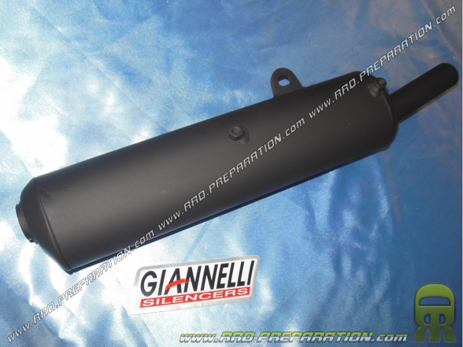 Silencer, GIANNELLI cartridge in black metal for GIANELLI exhaust on HONDA MTX 80cc 2-stroke 1985 to 2001