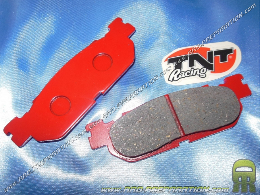 Pastillas de freno traseras TNT Racing para maxi-scooter 250cc MBK Skyliner y YAMAHA Majesty