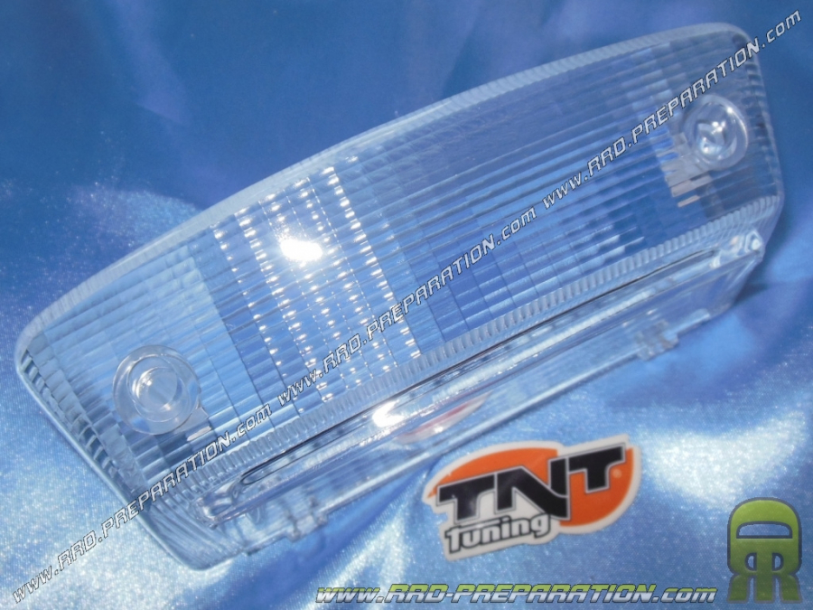 Lente de luz trasera transparente TNT TUNING para scooter MBK STUNT y YAMAHA SLIDER