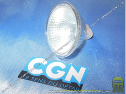 Halogène dichroïque CGN 12V 35W Ø50mm transparent xenon (grand modèle)