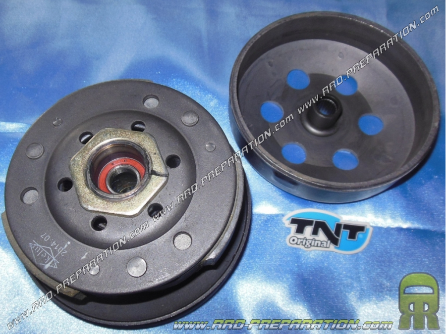 TNT complete clutch with bell and torque corrector for Chinese 4-stroke scooter, KYMCO, SYM, 139QMB...