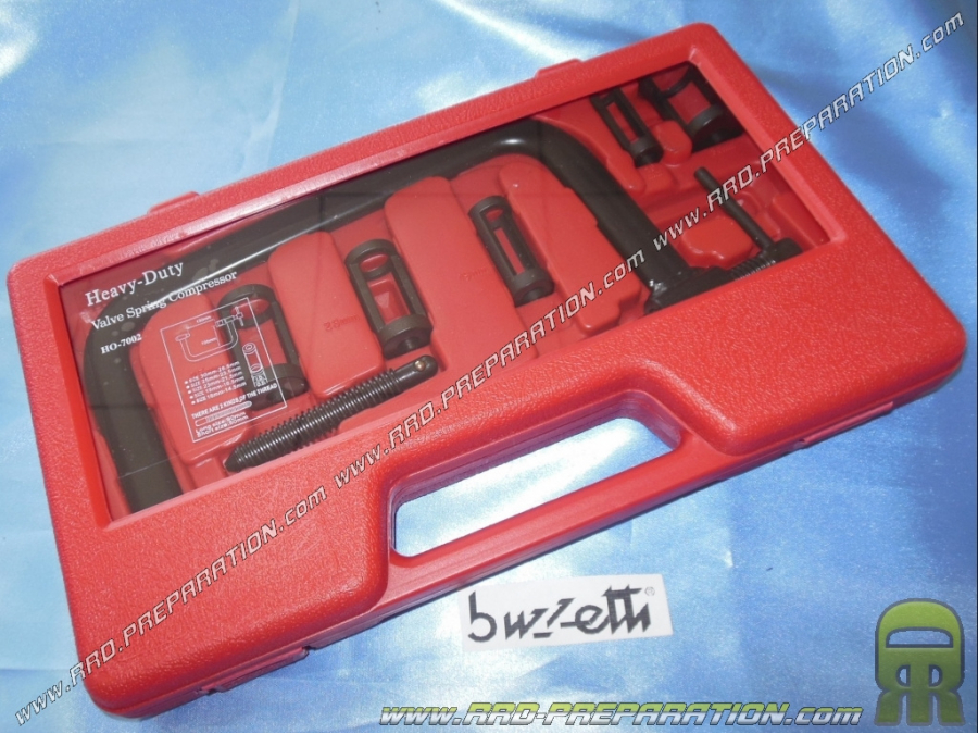 Caja de herramientas de extracción/compresión de resorte de válvula de motor Universal BUZZETI