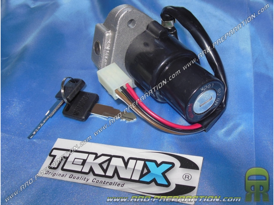 Contacteur / neiman avec 2 clé TEKNIX pour mécaboite YAMAHA TZR et MBK X-POWER de 1997 à 2002