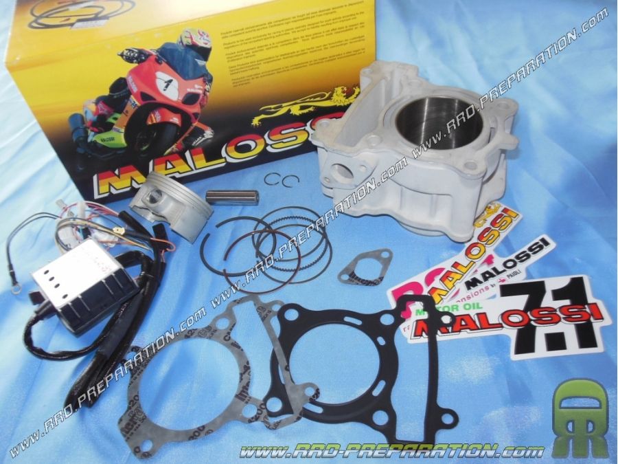 Kit 182,6cc MALOSSI Ø63mm, cylindre / piston + boitier électronique YAMAHA X-CITY, X-MAX, YZF, WR, MBK CITYLINER