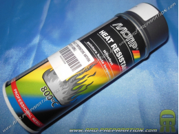 Fondo verde Empresa Desmantelar MOTIP pintura antracita alta temperatura bote spray 800°C para escape 400ML