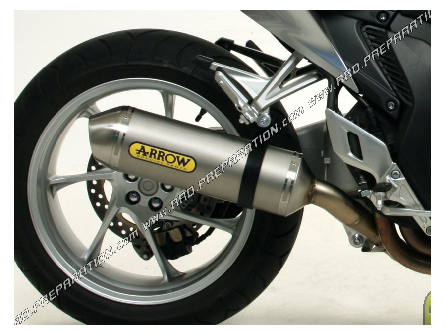 Silencieux d'échappement ARROW RACE-TECH pour moto HONDA VFR 1200 de 2010 à 2013