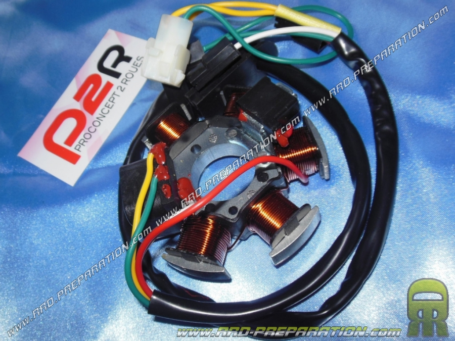 Estator y cables P2R para encendido original DUCATI 60 watios DERBI SENDA SM, EN DURO ...