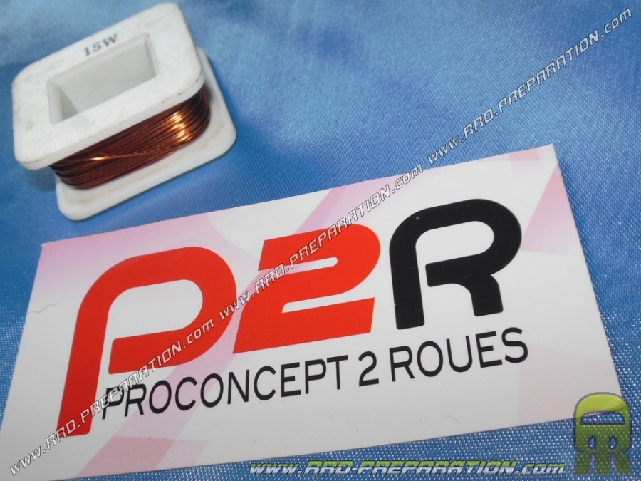 Bobine d'allumage 15W d'origine interne (sur stator) P2R pour Peugeot 103