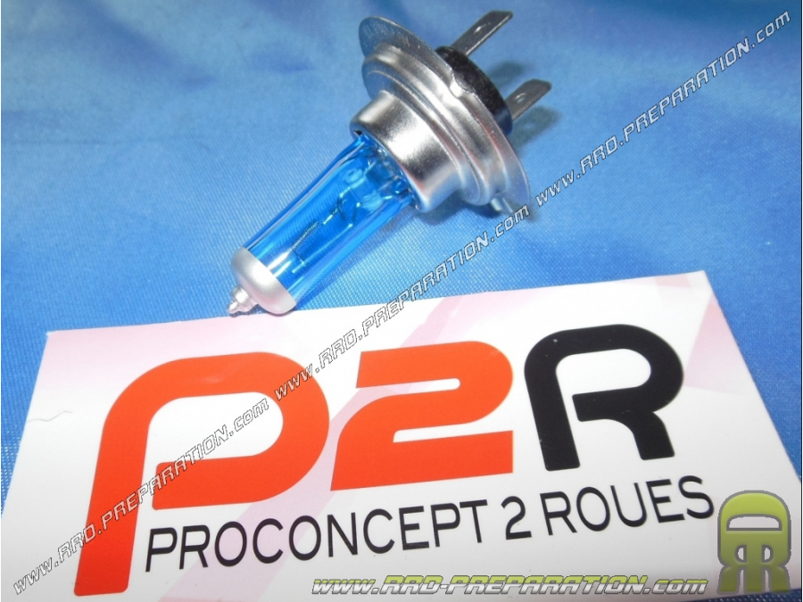 Ampoules de phare P2R (feu) avant, lampe halogène H7 12V 55W PX26D Xenon look