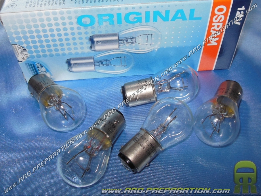 Bombilla de faro BAY15D OSRAM luz delantera, lámpara estándar 12V 21 / 5w