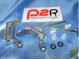 Jeu de 2 masselottes P2R avec axe et clips pour variateur origine sur Peugeot 103 sp, mv, mvl, lm, vogue...