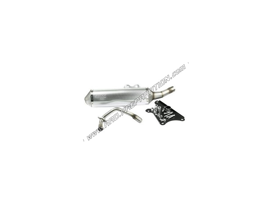 TECNIGAS 4SCOOT exhaust for maxi-scooter PIAGGIO FLY, TYPHOON, LIBERTY, X8 125cc 4-stroke