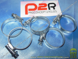 Colliers de serrage P2R L. 9mm d. 20 à 32mm durites, tuyau, manchons, filtres...