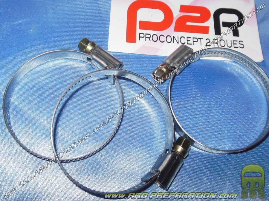 Abrazaderas P2R L. 9mm d. 32 a 50mm, mangas, filtros...