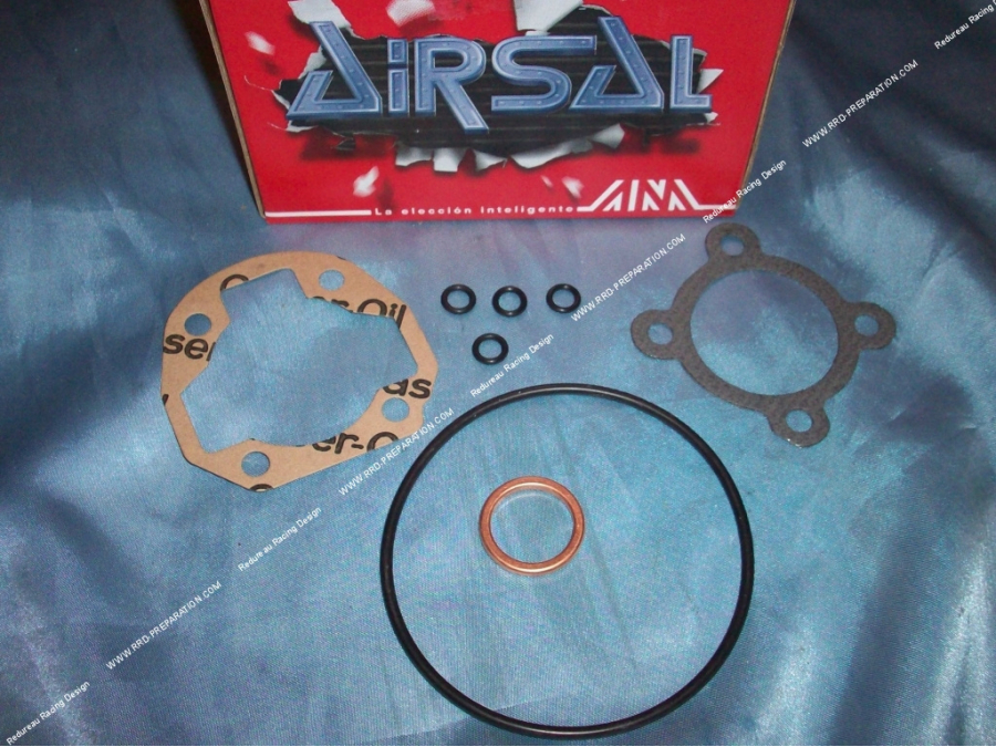 Paquete de juntas para kit 75cc Ø47mm AIRSAL líquido en MBK 51 / motobecane av10 Paquete de juntas para kit 75cc Ø47mm AIRSAL líquido en MBK 51 / motobecane av10