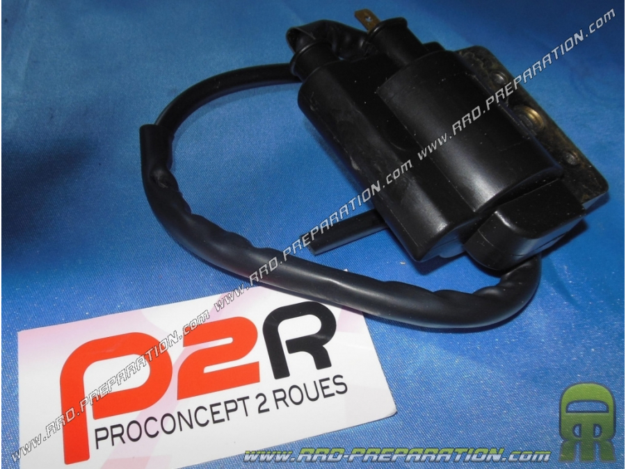 High voltage coil, cable without anti-parasite P2R original type for Peugeot 103 / PIAGGIO CIAO contactor ignition