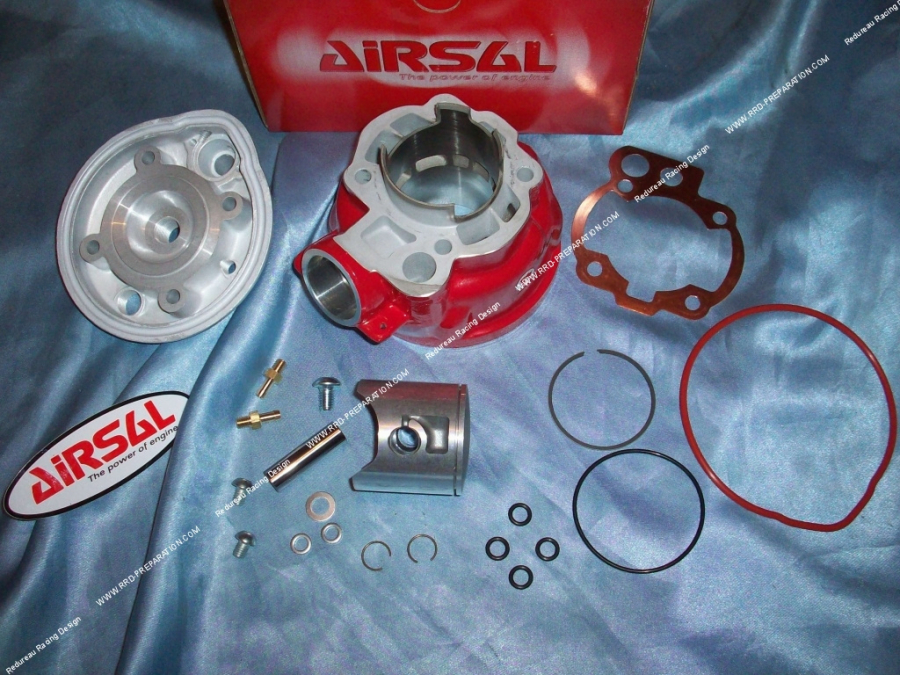 kit 88cc AIRSAL Xtrem red Ø50mm (special stroke 45mm connecting rod 85mm) for minarelli am6