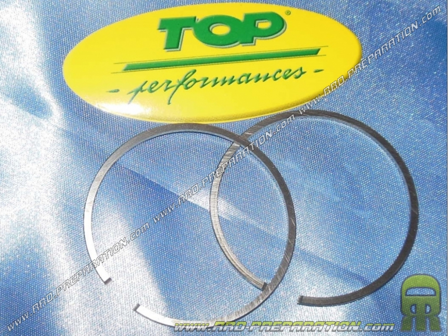 Juego de 2 segmentos cromados para kit TOP PERFORMANCES hierro fundido 70cc Ø47mm