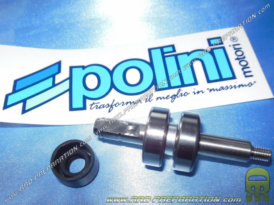 Axe de pompe à eau POLINI Motori pour scooter PIAGGIO / GILERA Liquide (Nrg, Zip, Runner...)
