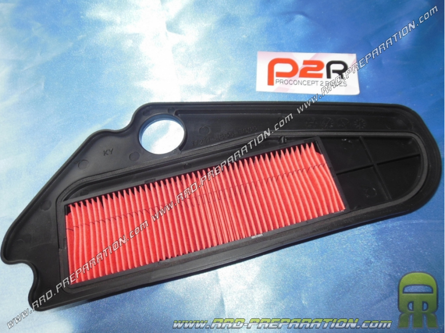 Original type P2R air filter for original air box on Chinese scooter 50cc 4 stroke KYMCO AGILIT, ... 10 inches after 2006