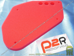 Espuma de filtro de aire roja ARTEIN para caja de aire original DERBI senda, Super-motard, enduro, cross, X-trem, X-race, DRD...