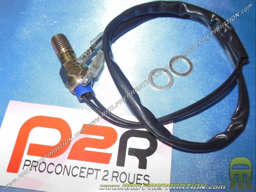 Interruptor de tope (freno) trasero P2R para atornillar con cable universal rosca Ø10mm