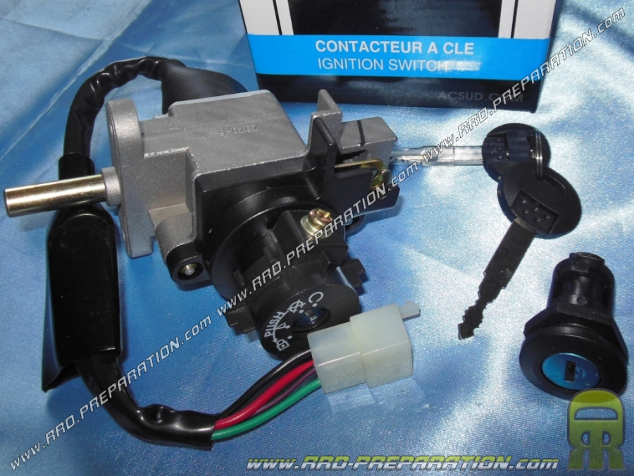 Contactor / neiman con 2 llaves (llave) + TNT Original para Peugeot Speedfight 3, Vivacity 3,...