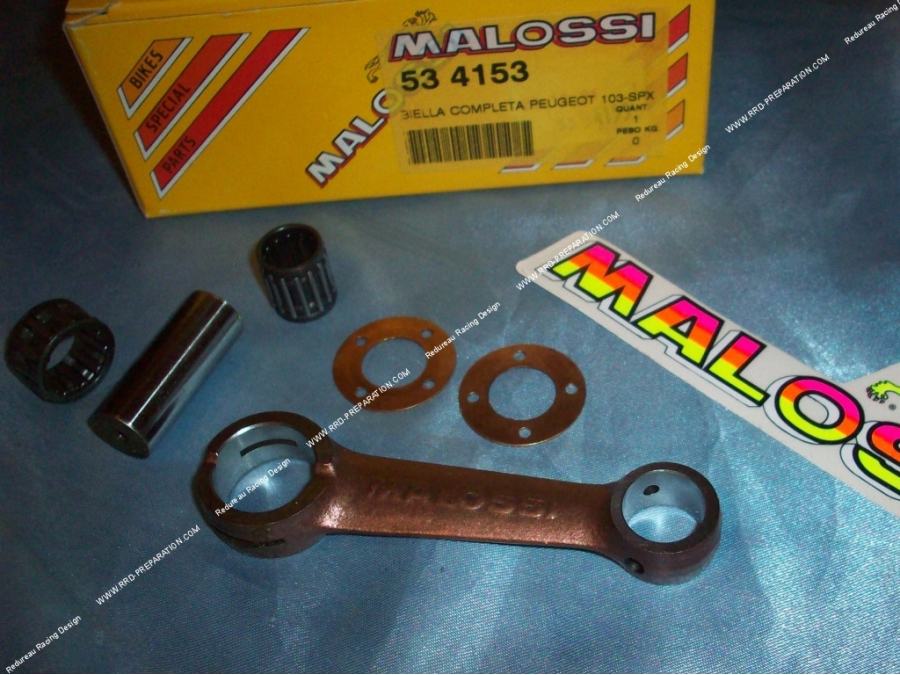 Bielle complète renforcée compétition MALOSSI pour Peugeot 103 SPX, RCX, CLIP & MVX