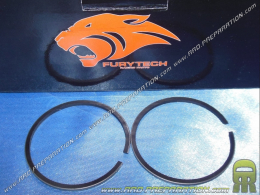 Juego de 2 segmentos FURYTECH Ø40 X 1,5 mm para kit de hierro fundido FURYTECH RS10 PRO de 50 cc en PIAGGIO / GILERA Air (Typhoo