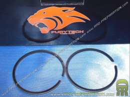 Set of 2 FURYTECH Ø40 X 1.5mm segments for 50cc FURYTECH RS10 PRO cast iron kit on PIAGGIO / GILERA Air (Typhoon, NRG...)