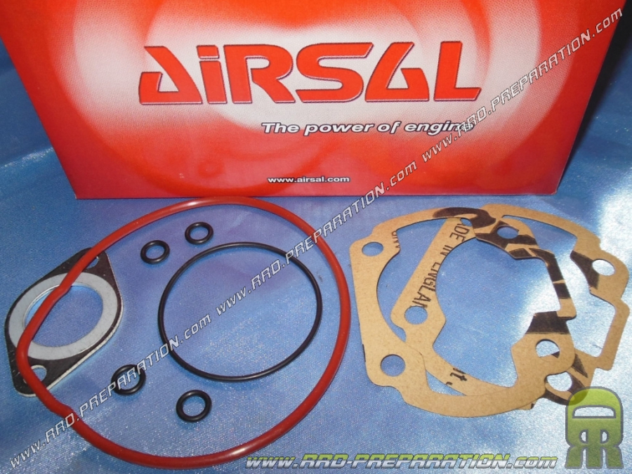 Complete seal pack for kit 70cc Ø47,6mm AIRSAL Luxe aluminum on minarelli horizontal liquid scooter