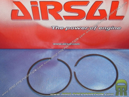 Pair of 2 curved hard chrome segments for AIRSAL Luxury aluminum kit 70cc Ø47,6mm on liquid horizontal minarelli