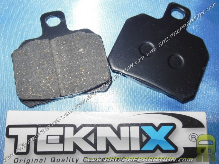 Plaquettes de frein TEKNIX pour scooter 125cc, 150cc et mécaboite APRILIA RS après 2006 YAMAHA X-max, Majesty, PIAGGIO x9...