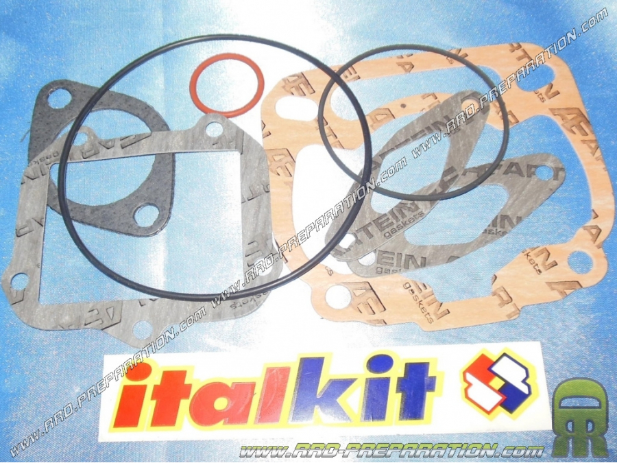 Complete seal pack for ITALKIT 140cc kit on ROTAX 122, aprilia RS, AF1, EUROPA, PEGASO, and other 2-strokes
