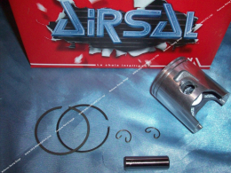 piston bi segment AIRSAL by VERTEX Ø48mm axe 12mm pour kit 70cc AIRSAL luxe bi-segment sur minarelli am6