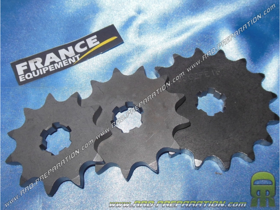 Box output sprocket FRANCE EQUIPEMENT teeth of your choice for YAMAHA DT M, DTR, RD, ... 50cc from 1978 to 1995 width 420