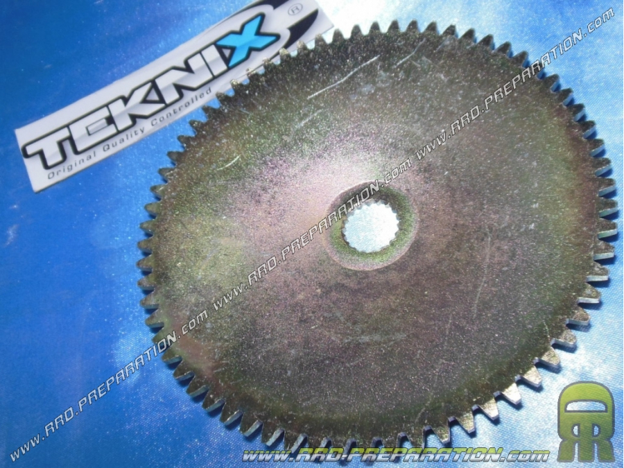 Fixed cheek / original type TEKNIX starter crown for PIAGGIO / GILERA (Typhoon, NRG...)