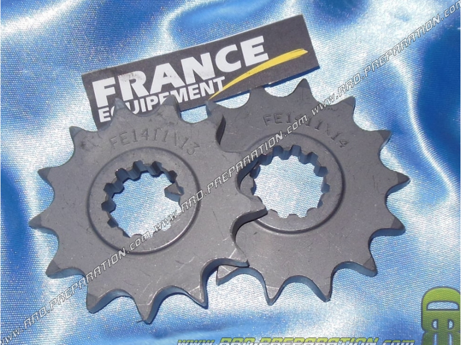 Box output sprocket FRANCE EQUIPEMENT for minarelli am6 for chain width 420