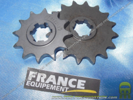 Box output sprocket FRANCE EQUIPEMENT number of teeth to choose from for motorcycle SUZUKI TSX 50cc for chain width 420