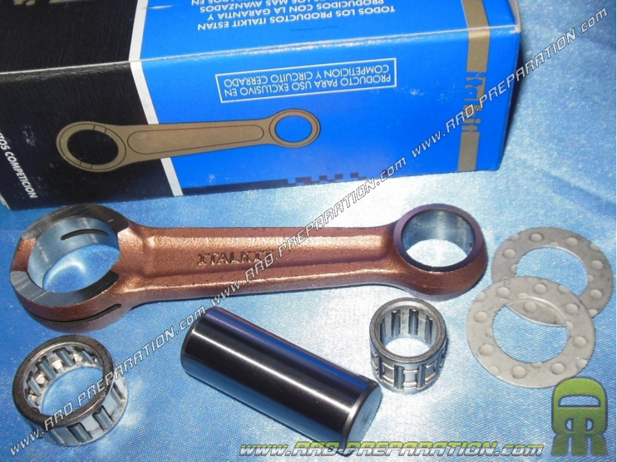 ITALKIT crankshaft connecting rod Competition reinforced (Length 110mm, crankpin Ø26mm, axis 19mm) motor karting rotax max