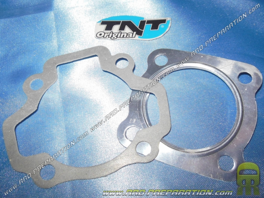 Pack joint TNT pour haut moteur TNT Original fonte sur YAMAHA PEEWEE, PW, YZINGER, JIANSHE PY, LONCIN PY, ... 50cc