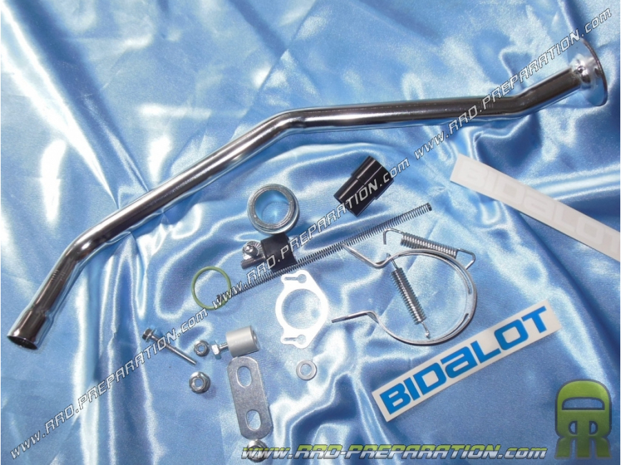 Kit completo de montaje para escape BIDALOT MXR cromado para DERBI DRD, SM, EN DURO , GILERA RC R…