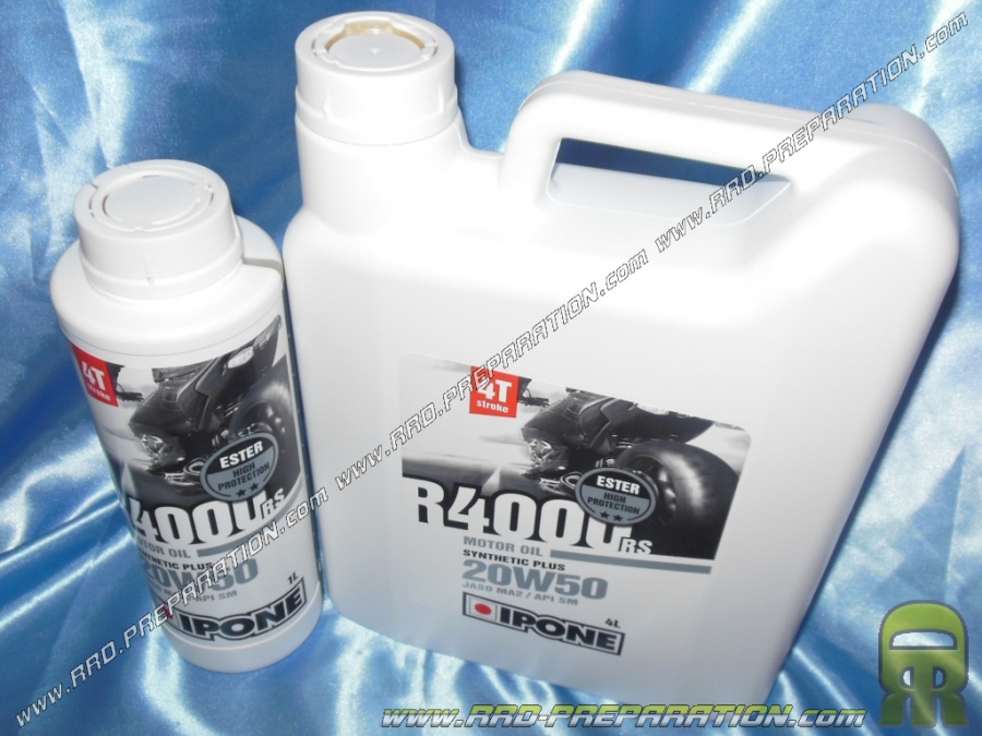 Aceite de motor semisintético IPONE R4000RS 4 tiempos 20W50 1 o 4 litros de su elección